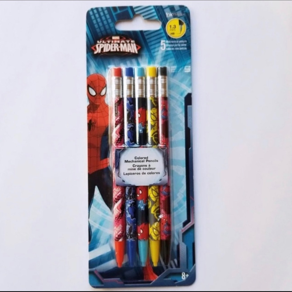 Marvel The Ultimate Spiderman 5 design mechanical pencils